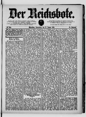 Der Reichsbote on Jan 27, 1881