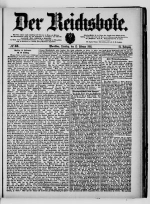 Der Reichsbote on Feb 15, 1881
