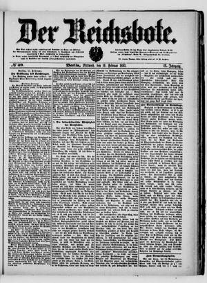 Der Reichsbote on Feb 16, 1881