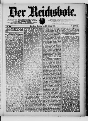 Der Reichsbote vom 22.02.1881