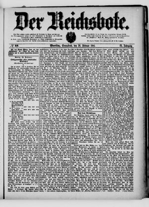 Der Reichsbote vom 26.02.1881