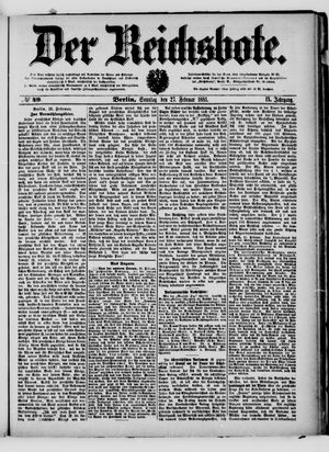 Der Reichsbote vom 27.02.1881
