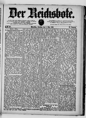 Der Reichsbote vom 08.03.1881