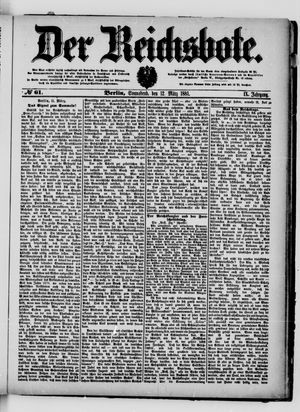 Der Reichsbote vom 12.03.1881