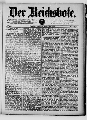 Der Reichsbote vom 17.03.1881