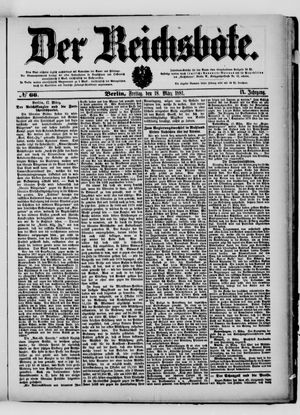 Der Reichsbote on Mar 18, 1881