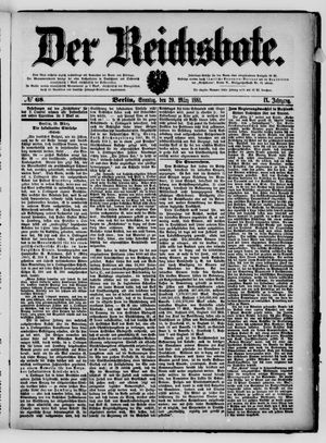 Der Reichsbote vom 20.03.1881