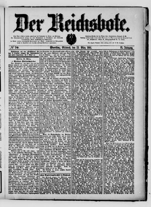 Der Reichsbote vom 23.03.1881