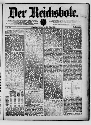 Der Reichsbote vom 25.03.1881