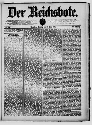 Der Reichsbote vom 29.03.1881