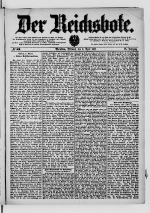 Der Reichsbote vom 06.04.1881