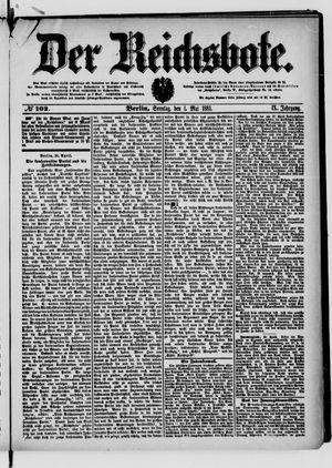 Der Reichsbote vom 01.05.1881