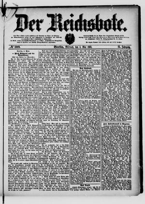 Der Reichsbote vom 04.05.1881
