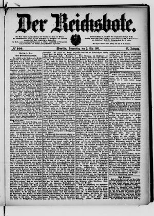 Der Reichsbote on May 5, 1881