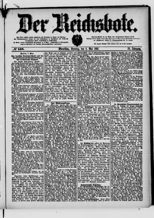 Der Reichsbote vom 08.05.1881