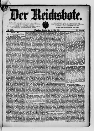Der Reichsbote vom 10.05.1881