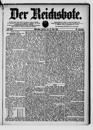 Der Reichsbote vom 13.05.1881