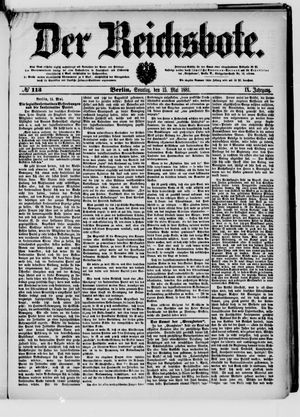 Der Reichsbote vom 15.05.1881