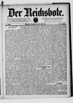 Der Reichsbote vom 19.05.1881