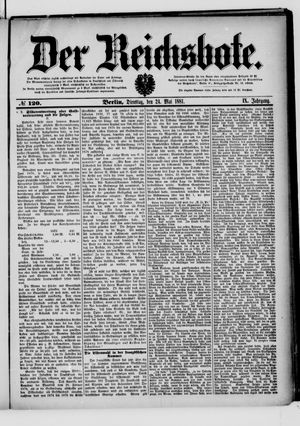 Der Reichsbote vom 24.05.1881