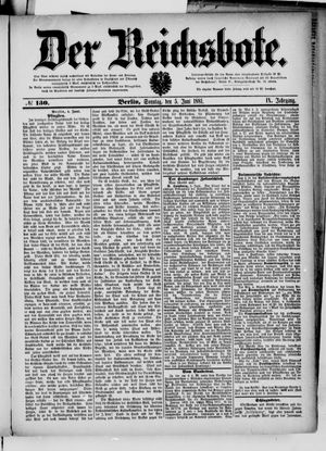 Der Reichsbote vom 05.06.1881