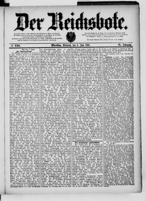 Der Reichsbote vom 08.06.1881