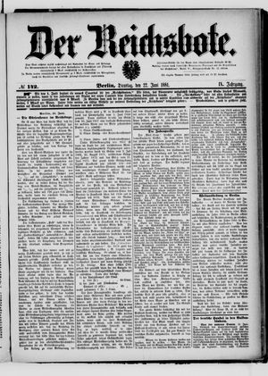 Der Reichsbote on Jun 21, 1881