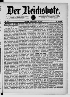 Der Reichsbote vom 03.07.1881
