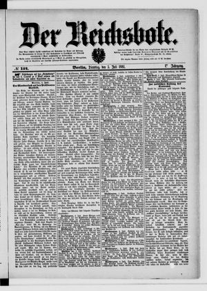 Der Reichsbote on Jul 5, 1881