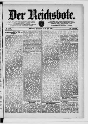 Der Reichsbote vom 09.07.1881