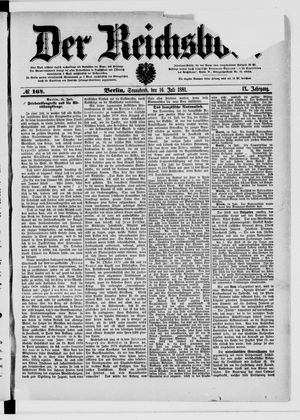 Der Reichsbote vom 16.07.1881