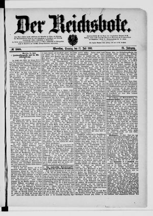 Der Reichsbote vom 17.07.1881