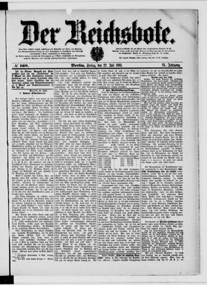 Der Reichsbote vom 22.07.1881