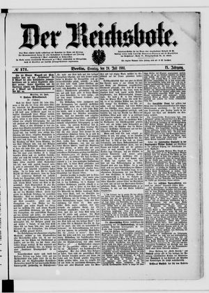 Der Reichsbote vom 24.07.1881