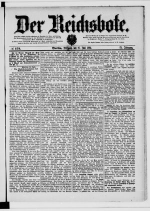 Der Reichsbote vom 27.07.1881