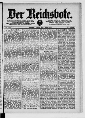 Der Reichsbote vom 02.08.1881