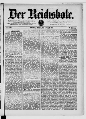 Der Reichsbote vom 03.08.1881
