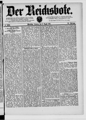 Der Reichsbote vom 09.08.1881