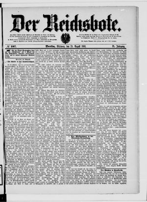 Der Reichsbote vom 24.08.1881
