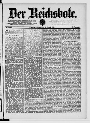Der Reichsbote on Aug 31, 1881