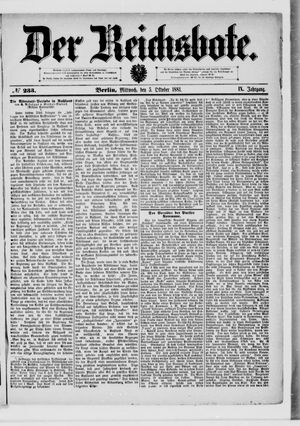 Der Reichsbote vom 05.10.1881