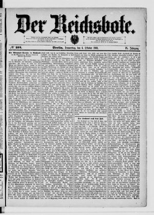 Der Reichsbote vom 06.10.1881