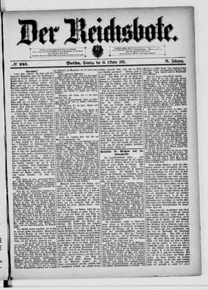 Der Reichsbote vom 16.10.1881