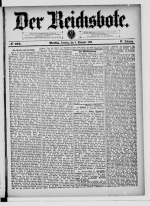 Der Reichsbote on Nov 8, 1881