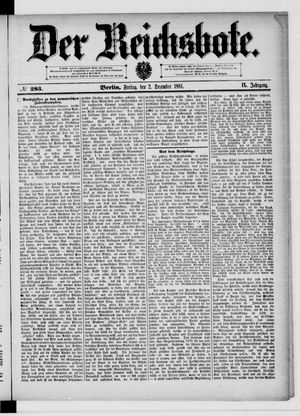 Der Reichsbote vom 02.12.1881