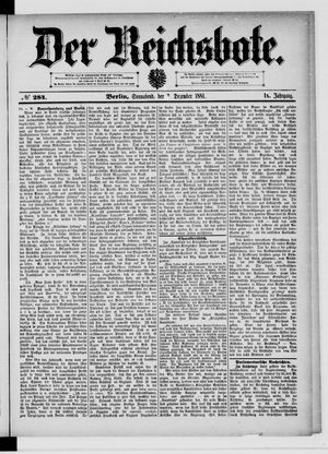 Der Reichsbote vom 03.12.1881