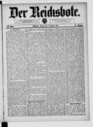 Der Reichsbote vom 09.12.1881