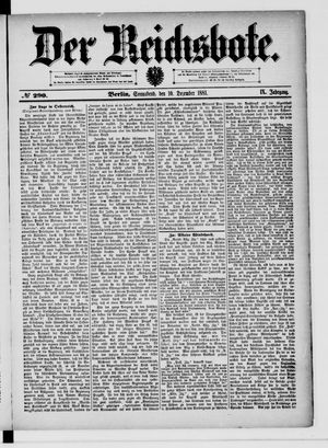 Der Reichsbote on Dec 10, 1881