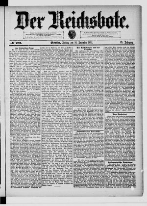 Der Reichsbote on Dec 16, 1881