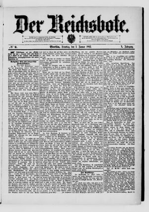 Der Reichsbote on Jan 3, 1882